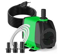 Pompa per fontana, 60 W, 3000 l/h, con cavo extra lungo, protezione contro il surriscaldamento, funzione ultra silenziosa, per fontane, sistemi idroponici, pompa sommergibile