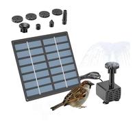 Pompa per fontana a energia solare portatile e alimentata da energia solare | Pompa per fontana d'acqua per il bagno degli uccelli da utilizzare su alberi del patio parco posteriore piscina gabbia di