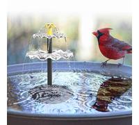 Pompa per fontana da 2,5 W R per uccelli H - 9 ugelli, pompa a fontana alimentata a R per stagni da giardino, piscina, pesce, rium e uso esterno | Pompa R efficiente (BSV-SP006L)