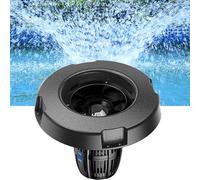 Pompa Per Fontana Da Laghetto | Aeratore Galleggiante Con Getti A 360° | Si Adatta Automaticamente Al Livello Dell'acqua | Efficienza Energetica 90W | Portata 20.000 L/h,Black
