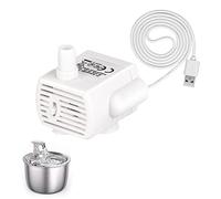 Pompa per fontana per Gatti Cani Gatto, Pompa di Ricambio per Fontanella Animali Sommergibile per Acqua,DC 5V Basso Consumo Ultra Silenziosa Pompa Acqua di Fontana
