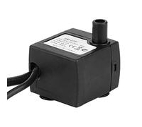 Pompa per Fontana Silenziosa 150 L/h, Pompa Sommersa 2 W per Acquario e Vasca dei Pesci, con 4 Luci Colorate e Filtro, Accessori per Acquario (220-240 V)