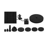 Pompa per fontana solare Kit fontana sommergibile per piccolo bagno per uccelli da esterno per piscina da giardino con laghetto Sollevamento da 120 cm