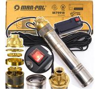 Pompa per Fontane Pompa da Giardino Pompa ad Acqua Pompa Bruciatore 4 " 750W 60m