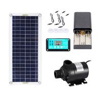 Pompa per fontane solari con pannello da 100W, batteria di accumulo integrata per giardini esterni, laghetto per fauna selvatica, uso quotidiano casual