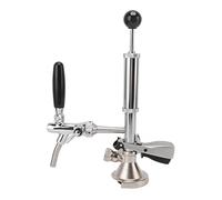 Pompa per Fusti per Birra alla Spina da 4 Pollici, Rubinetto per Fusti, Pompa Manuale, Accoppiatore per Sonda in Acciaio Inossidabile, Pompa da Picnic per Birra Fatta in Casa