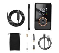 Pompa per Gonfiare Pneumatici | Spegnimento Automatico a 9 Bar,Pompa Elettrica Per Biciclette,Per Palloni Da Basket Motocicli Biciclette Palloni SUV Berline Camion Principianti Donne