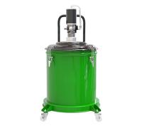 Pompa per grasso con linea carburante da 4 m, universale per fusti da 5 galloni, rapporto di pressione 60:1, scarico 0,85 l/min