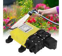 Pompa per idropulitrice, 12V 120W 8L Pompa ad alta pressione a membrana con connettore in rame Pompa automatica per iniezione d'acqua per irrigatori da giardino, prati