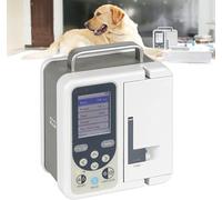 Pompa per infusione veterinaria peristaltica elettronica con rilevazione della bolla d'aria - Display LCD programmabile di velocità di infusione per ospedale animale della clinica veterinaria