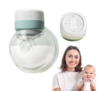 Pompa per latte elettrica portatile - Calma e discreta con 3 modalità e 9 livelli | Imbuto in silicone medico per pompaggio indolore | Ricarica USB-C e igienicamente puliti per i movimenti