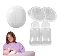 Pompa per latte materno, tiralatte portatile - Doppio tiralatte ad elevata Pompa elettrica per allattamento - Pompa per latte a bassa rumorosità Accessori per l'allattamento portatili da