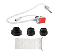 Pompa per liquidi - Pompa per liquidi - Dispositivo a batteria con sensore di spegnimento automatico e tubo extra lungo per veicoli, auto, barca, camion e motore