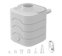 Pompa per Materasso ad Aria - Strumento Sgonfiatore con 6 Bocchetti | Gonfiatore a Riempimento Rapido,per Cuscini Materassi Barca Salvagente Sedute e Gonfiabili da Piscina