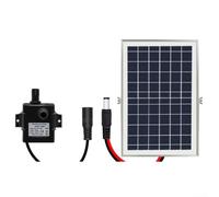 Pompa per ossigeno ad energia solare, 9 V, 5 W, 240 l/h, aeratore per laghetto ad energia solare, kit per ossigenatore solare per stagni da pesci (10 W)