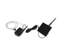 Pompa per ossigeno solare senza batteria, 2,5 W, 7 V, flusso 0,6 l/min, completa di cavo da 3 m e tubo da 1,5 m per acquario, stagno, pesca all'aperto, aerazione dell'acqua