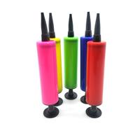 Pompa per palloncini a mano, manuale di gonfiaggio portatile, design robusto, leggera e compatta, ventilatore per palloncini per feste, pompa gonfiabile, 17 x 3 cm