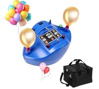 Pompa per palloncini elettrica a doppio ugello con timer digitale/interruttore a pedale, pompa ad aria da 1200 W, palloncino quantitativo per feste, matrimoni, attività, festival