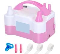 Pompa per Palloncini Elettrica, Gonfiatore per Palloncini a Doppio Ugello da 600 W con 2 Modalità, Macchina per Soffiare Palloncini per la Decorazione della Festa Nuziale di Compleanno