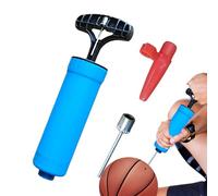 Pompa per palloni da calcio| Pompa manuale portatile per palloni sportivi | Pompa ad aria blu alla moda con ago, pompa ad aria per palloni, pompa manuale resistente all'usura per basket, calcio