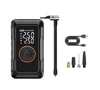 Pompa per pneumatici per bicicletta, con luce LED, spegnimento automatico, per SUV, camion, camper, rimorchio, ATV, scooter, moto, piscina gonfiabile