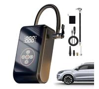 Pompa per pneumatici portatile, Pompa ad aria per pneumatici per auto - Inflatore ad alta pressione per ruota,Pompe per pneumatici di arresto Automatico per potente inflazione Rapida per la Palla Moto