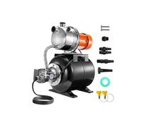 Pompa per Pozzi Poco Profondi - DUOKU - FSGP1200Cinox-2 - 1,6 CV - 5 Galloni - Pressurizzatore Automatico