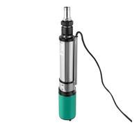 Pompa per pozzi profondi, 24 V, 320 W, 3 m³/h, altezza di mandata, 25 m, in acciaio inox, pompa a immersione elettrica, per case, terreni agricoli, giardini, ecc