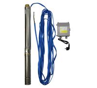 Pompa Per Pozzo Profondo 3 Pollici CS 3SRm3/17-0.75 Con Cavo Da 30M 230V/0,75kW