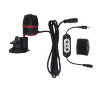 Pompa per produttore di onde d'acquario Creare il movimento dell'acqua 4 ingranaggi Pompa di circolazione del serbatoio a frequenza variabile (Nero)