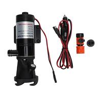Pompa per rifiuti per maceringaggio di Gearwell, pompa fognaria RV 12 V Compatibile con toilette per roulotte per barca marina, pompa di trasferimento d'acqua nera, uscita 45