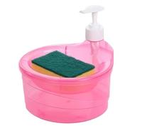 Pompa per sapone - Distributore di stoviglie | Set di portaspugne, organizer per lavello da cucina, contenitore per liquido da banco, operazione di stampa manuale, accessorio per risparmiare