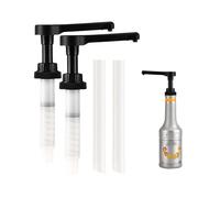 Pompa per Sciroppo di CaffÃ¨, Pompa per Flacone di Sciroppo da 10 Ml, Pompa per Ugello per Sciroppo A Pressione Manuale, Distributore di Pompa per