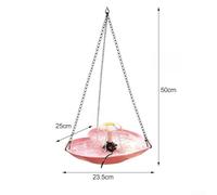Pompa per solare Plastica Fontana Da per giardino Cavi Pompa(Pink) | Design a per cuore unico, attrae uccelli selvatici, per decorazione per giardino vivace, plastica , nessun per cavo elettrico