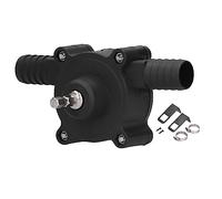 Pompa per trapano elettrica manuale, pompa di trasferimento dell'acqua ad alto flusso autoadescante portatile per olio, cherosene, benzina diesel con materiale ABS, diametro gambo