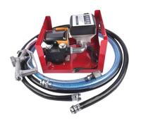 Pompa per trasferimento gasolio e olio con flussometro, 110 V 16 GPM, include ugello manuale e tubo da 2 o 4 m