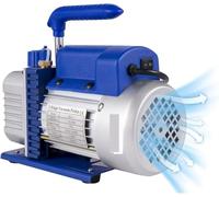 Pompa per Vuoto Ad Aria Pompa per Vuoto di Refrigerazione A 1 Stadio con/Senza Manifold Manometro 1.8cfm-12cfm Refrigerante Aria Condizionata HVAC Manutenzione, 4.8cfm 1-3hp Gauge, 1
