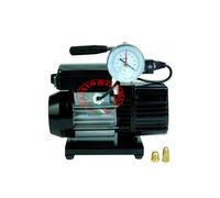 POMPA PER VUOTO BISTADIO 46 LT CON VACUOMETRO E VALVOLA INTERCETTAZIONE RS3DEV E