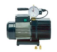 Pompa per vuoto bistadio con vacuometro e valvola di intercettazione RS9DE/V lt/min 180