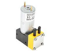 Pompa per vuoto elettrica a microdiaframma, CC 12 V, portata 0,4-1 l/min, autoadescante, pompa a diaframma compatta e a bassa rumorosità con altezza di autoadescamento di 4 m,