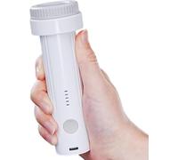 Pompa per vuoto elettrica per sacchetti di stoccaggio, 6000Pa cordless portatile di tipo C, sacchetti sottovuoto da viaggio con pompa per abbigliamento, mini sacchetti sottovuoto sigillanti (bianco)