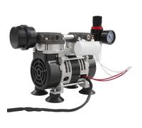 Pompa per vuoto, pompa muta industriale senza olio, pompa a pressione da laboratorio, 1400 giri/min, 220 V/50 Hz, 1,4 - 2,8 bar, pompa per vuoto senza olio, con filtro dell'aria