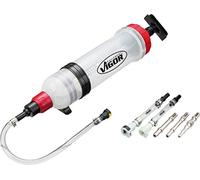 Pompa per vuoto ViGOR V4201 | inclusi cinque adattatori, capacità: 1,5 litri | pompa per vuoto manuale per l'estrazione e il riempimento di liquidi per veicoli".