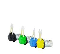Pompa peristaltica, 1 pz DC 12V 24V Pompa dosatrice Pompe peristaltiche Testa dosatrice con connettore Acquario Laboratorio Analitico Fai da Te Liquidi Motore Strumento(12V-S06)