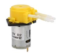Pompa peristaltica 12V DC | 39 ml/min flusso per acquario/laboratorio analitico / farmaceutica | Quick - Release Head & Reversible Flow | Tubo in silicone 2x4 mm