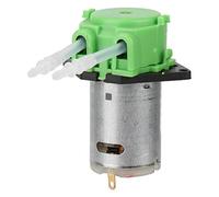 Pompa Peristaltica 12V DC Autoaspirante per Dosaggio Micro, per Laboratorio Analisi Chimica e Acquari, con Testa Pompa e Tubo 2x4 mm (Verde)
