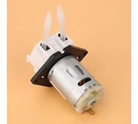 Pompa Peristaltica 12V DC con Tubo 2x4, Micro Dosaggio Automatica Autoclavabile per Acquario Laboratorio Analisi Chimica - Fai Da Te, Pompe Peristaltiche per Trasferimento Liquidi Preciso