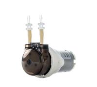 Pompa Peristaltica 6V/12V/24V Micro Autoadescante Pompa Peristaltica Muta for Liquido Pompa Acqua for Dosaggio in Laboratorio Analitico(B20A,6V)