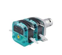 Pompa peristaltica ad alta portata KKDD da 400-1300 ml/min Pompa dosatrice con motore CC da 12 V e 24 V con tubo di cambio rapido a testa singola/doppia(KKDD-12B17B)