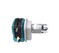 Pompa peristaltica ad alta portata KKDD da 400-1300 ml/min Pompa dosatrice con motore CC da 12 V e 24 V con tubo di cambio rapido a testa singola/doppia(KKDD-24B17A)